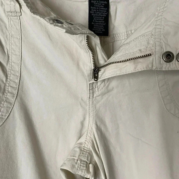 CALVIN KLEIN JEANS | Cotton Convertible Capri/Cargo Pull-On Ankle Pants Size 10 - Picture 6 of 7
